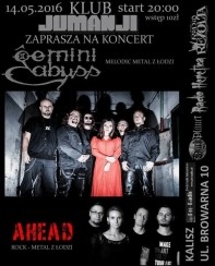 Koncert GEMINI ABYSS & AHEAD w Kaliszu - 14-05-2016