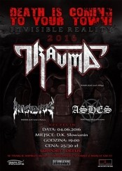 Koncert Trauma, Insidius, Ashes, Defus / Invisible Reality Tour 2016 / Słowianin Szczecin - 04-06-2016