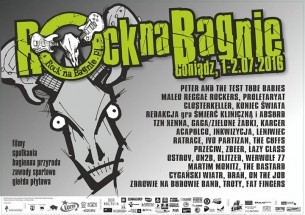 Koncert Rock na Bagnie VI 2016 w Goniądzu - 01-07-2016