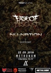 Koncert Tony Muzyki: Nu-Nation / Ease of Disgust w Warszawie - 22-05-2016