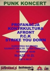 Koncert Profanacja w Krakowie - 18-03-2016