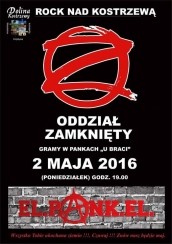 Koncert ODDZIAŁ ZAMKNIĘTY, ELPANKEL II 2 maja 2016 II Panki ( śląskie ) - 02-05-2016