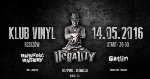 Koncert Ilegality (SK) / Marskość Wątroby / Gatlin w Rzeszowie - 14-05-2016