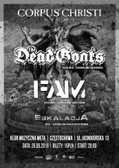 Koncert F.A.M., The Dead Goats, Eskalacja w Częstochowie - 26-05-2016