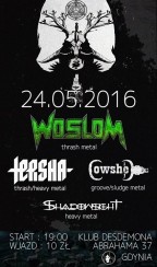Koncert WOSLOM Shadowsight Cowshed Tersha w Gdyni - 24-05-2016