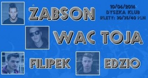 Koncert ŻABSON x WAC TOJA x FILIPEK x EDZIO // 10.06 // MDK KONIN - 10-06-2016