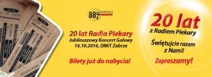 20 lat z Radiem Piekary - koncert galowy! w Zabrzu - 16-10-2016