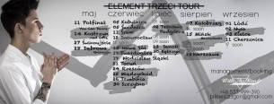 Bilety na koncert Dawida Kwiatkowskiego, Element Trzeci tour 2016 w Toruniu - 21-06-2016