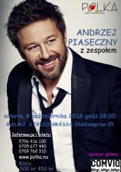 Koncert Andrzej Piaseczny w Malmö - 08-10-2016