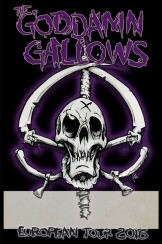 Koncert The Goddamn Gallows European tour 2016 w Krakowie - 19-07-2016