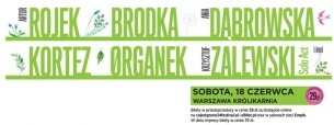 Bilety na Artur Rojek Brodka Ania Dąbrowska Kortez Organek na Co Jest Grane 24 Festival