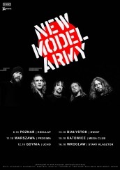 NEW MODEL ARMY z nową płytą na koncertach w Polsce! w Poznaniu - 08-10-2016