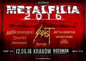 Koncert METALFILIA 2016 w Krakowie - 12-06-2016
