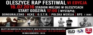 Bilety na Rychu Peja Solo, DVJ Rink, Oleszyce Rap Festiwal 2016