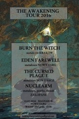 Koncert Burn the Witch/ Eden Farewell/ The Cursed Plague/ Nuclearm w Nowym Targu - 15-07-2016