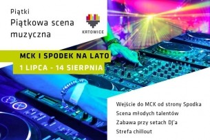 Piątkowa scena muzyczna w MCK - koncert zespołu Pedro y Mari w Katowicach - 01-07-2016