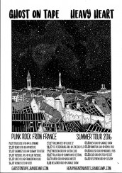 Koncert Punk Rock From France - Ghost On Tape, Heavy Heart, Day Before Death, Afroporno w Łodzi - 25-07-2016