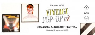 Bilety na Odwiedź Patyna x KATO Vintage Pop-up podczas OFF Festivalu!