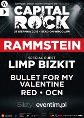 Koncert Capital of Rock / Rammstein * Limp Bizkit / Wrocław - 27-08-2016