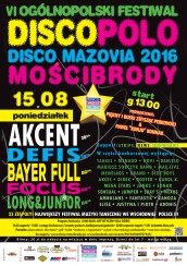 Bilety na Disco Mazovia 2016 - VI Ogólnopolski Festiwal Disco Polo