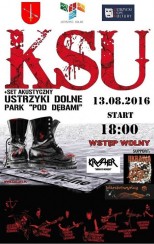 Koncert zespołu KSU w Ustrzykach Dolnych - 13-08-2016