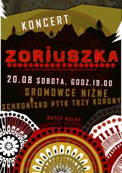 letnie koncerty  w  Pieninach w Sromowcach Niżnych - 20-08-2016