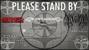 Koncert Please STAND BY - Deathinition, Kontagion, Hookworm w Ostrowie Wielkopolskim - 08-10-2016