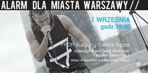 Koncert Bartas Szymoniak - „Alarm dla miasta Warszawy” w Warszawie - 01-09-2016