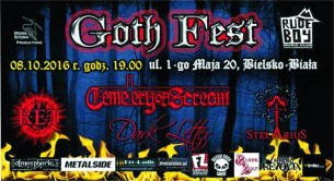 Koncert Goth Fest: Cemetery of scream, R.E.T (cz), Stelarius, Dark Letter | Rudeboy Club Bielsko-Biała - 08-10-2016