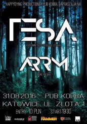 Koncert TESA + ARRM - Katowice, Korba - 31-08-2016