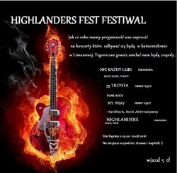 Koncert Highlanders fest w Limanowej - 20-08-2016