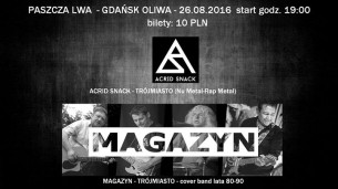 26 Sierpnia 2016 - koncert Acrid Snack - Magazyn w Gdańsku - 26-08-2016