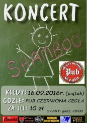 Koncert zespolu Shamboo w Gliwicach - 16-09-2016