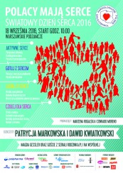 Koncert Światowy Dzień Serca - Patrycja Markowska, Dawid Kwiatkowski w Warszawie - 18-09-2016