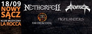 Koncert Netherfell, Skyanger + Far From Ideal, Highlanders - Nowy Sącz - 18-09-2016