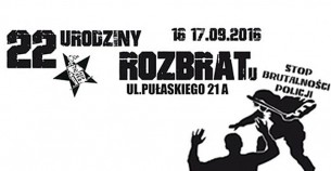 Koncert 22 urodziny Rozbratu w Poznaniu - 16-09-2016