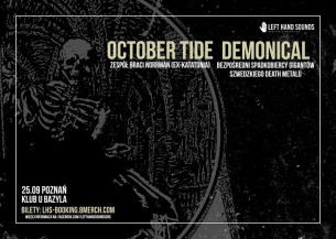 Koncert October Tide & Demonical / support: Author - 25.09. Poznań, U Bazyla - 25-09-2016
