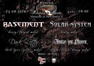 Koncert: Basement, Solar System, Dark Letter, Clause for Sinner w Sosnowcu - 24-09-2016