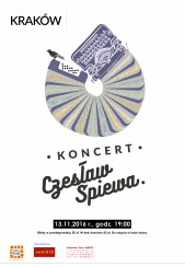 Koncert Czesław Śpiewa w Krakowie - 13-11-2016