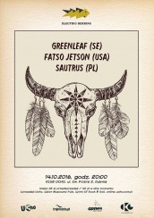 Koncert Electric Herring: Greenleaf, Fatso Jetson, Lady Electric w Gdyni - 14-10-2016