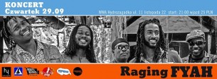Raging Fyah - Koncert w Warszawie! - 29-09-2016