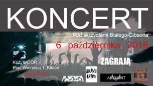 Koncert - Aversja, Archont, Brave Orion i HSS w Kielcach - 06-10-2016