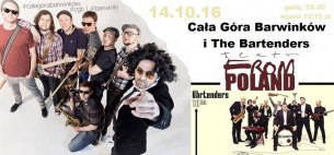 Koncert Cała Góra Barwinków i The Bartenders w TFP w Częstochowie - 14-10-2016