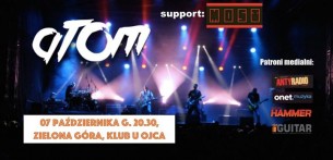Koncert Atom - jesienna rockowa trasa klubowa + MOST w Zielonej Górze - 07-10-2016