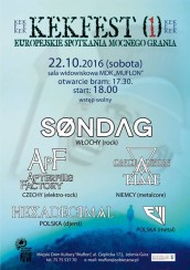 Koncert I Kekfest czyli Europejskie Spotkania Mocnego Grania w Jeleniej Górze - 22-10-2016