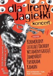 Koncert charytatywny dla Ireny Jagiełki we Wrocławiu - 29-09-2016