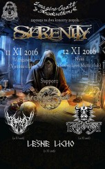 Koncert Serenity ! Support: Warbell, As Night Falls w Nysie - 12-11-2016