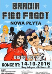 Koncert Bracia Figo Fagot - nowa płyta AnderGrant w Olsztynie - 14-10-2016