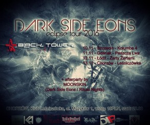 Koncert Dark Side Eons + Black Tower - Chorzów - Eclipse tour 2016 - 13-11-2016