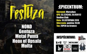 Koncert FestUza Vol. 1 edycja WWA w Warszawie - 19-11-2016